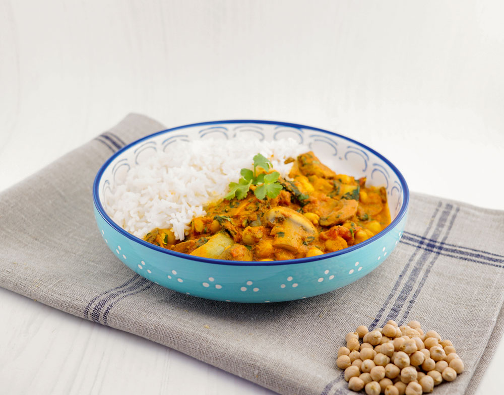 Kichererbsen-Curry aus dem Kochbuch Happy