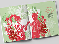 Illustration für Editorial Design