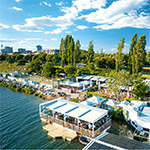 StadtSpionin Reportage: Sport und Schmaus am Wasser in Wien, Vienna City Beach Club